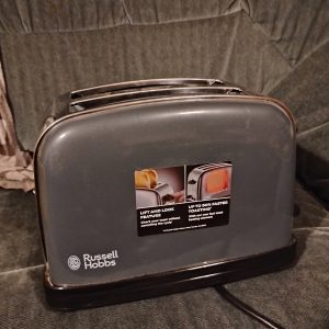 Grey Russell Hobbs Toaster