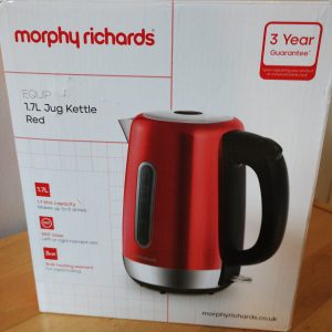 Morphy Richards Equip Kettle in Red